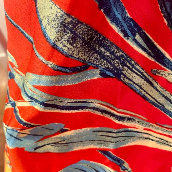 NWT - Lulu’s red floral high-low faux wrap dress - size large - Picture 11 of 13